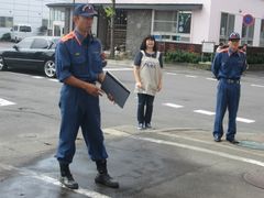 母恋マンション避難訓練4