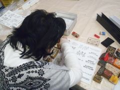 年賀状作成風景2