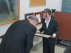 手づくりマスク感謝状