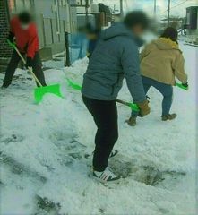雪かきレンジャー活動開始！